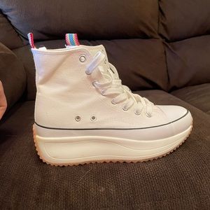 Steve Madden Winnona White Platform Sneakers